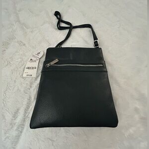 Giani Bernini Green Leather Crossbody Bag NWT